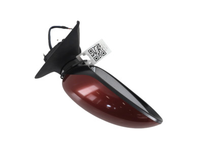 Left wing mirror - Nissan JUKE I PH.1 - Rouge Fonce - 963021KA7A - C1-8312Z