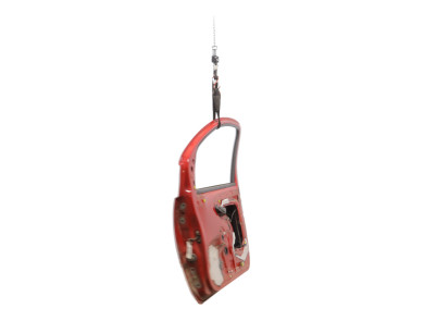 Right door (3-door models only) - Citroen C1 I PH.1 - Rouge Fonce - 1612543180 - U1-4081A