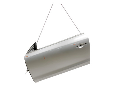 Left door (3-door models only) - Renault LAGUNA III PH.1 - Gris Clair - 801014888R - E1-7977W