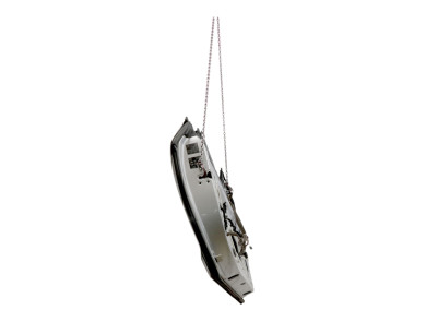 Porte gauche (3 portes) - Renault LAGUNA III PH.1 - Gris Clair - 801014888R - E1-7977W