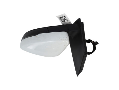 Left wing mirror - Volkswagen POLO V PH.2 - Blanc - 6C1857507C9B9 - C0-7568A