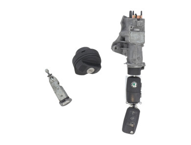 Steering lock and door key cylinders kit used - Skoda FABIA COMBI - GPA-21-0004097