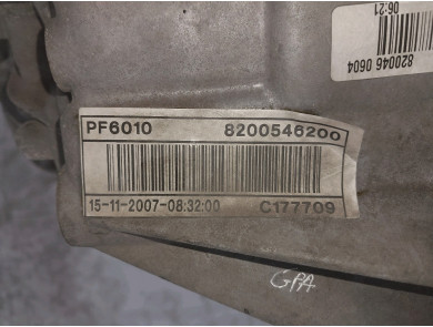 Boîte de vitesses type PF6010 - Renault TRAFIC II PH.2 - K0-7304J