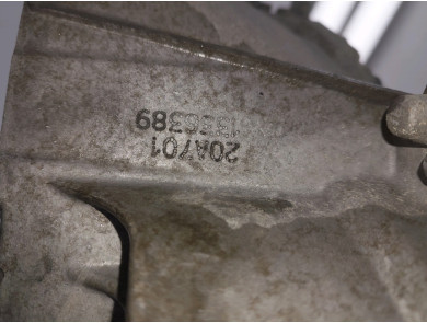 Gearbox type 20A701 - Citroen C4 CACTUS PH.1 - J1-1022K