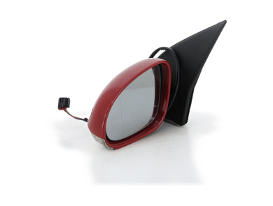 Left wing mirror - Volkswagen GOLF V - Rouge Clair - 1K1857507DC9B9 - E0-9689N