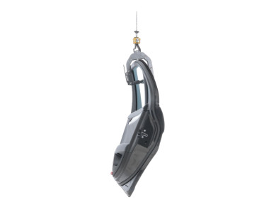 Right rear door - Mercedes CLASSE C III PH.2 - Noir - 204730220064 - B1-6830I