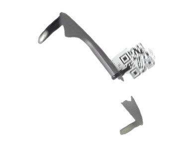 Poignée de porte exterieure droit - Fiat 500 II PH.2 - Gris Fonce - 735694910 - P1-6057B