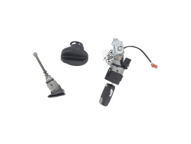 Steering lock and door key cylinders kit used - Peugeot 407 - 4162 EQ