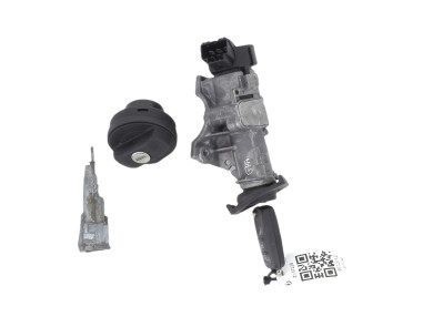 Steering lock and door key cylinders kit used - Seat IBIZA - 107905855CH