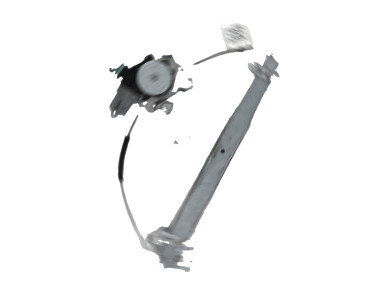 Left front window-lift - Nissan JUKE I PH.1 - 80731-JX30C- T1-7930X