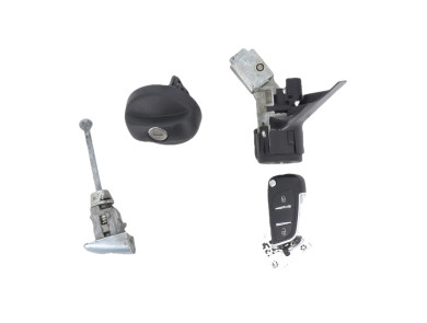 Neiman kit complet (barillet serrure clé) - Peugeot 207 - 4162NW - U1-2589V