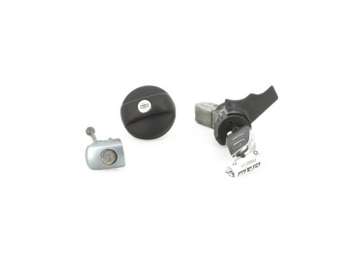 Steering lock and door key cylinders kit - Peugeot 207 - 4162NW - U1-2589V