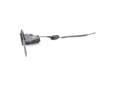 Left rear door lock - Renault R5 II - Jaune Clair - 825038695R - E1-7615P