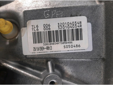 Gearbox type TL6006 - Renault KANGOO III - I1-2201P