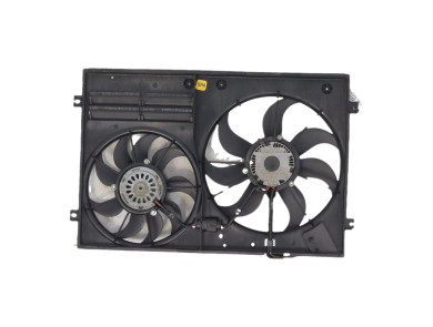 Radiator fan + mounting - Volkswagen TOURAN I PH.2 - 1K0959455EA - W1-7368X