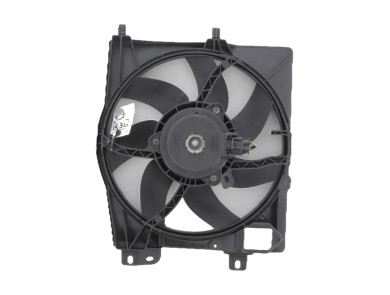 Radiator fan + mounting used - Citroen C3 - 9812028580