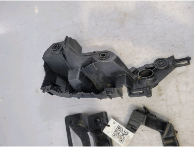 Lot de supports pare choc arrière - Citroen C4 CACTUS PH.1 - Gris Clair - 9801686480 - X0-7105H