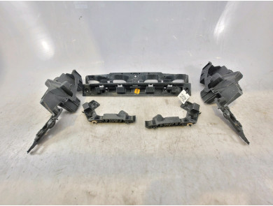 Lot de supports pare choc arrière - Citroen C4 CACTUS PH.1 - Gris Clair - 9801686480 - X0-7105H