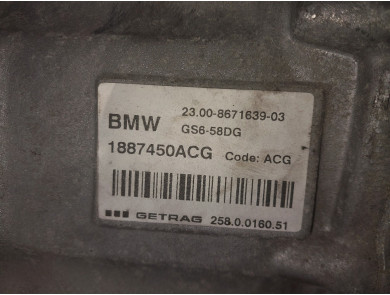 Gearbox type GETRAG-ACG - BMW SERIE 2 I PH.1 - Q1-1844Q