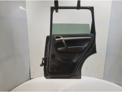 Right rear door - Porsche CAYENNE I PH.2 - Noir - 95553301206GRV - L1-8001Q