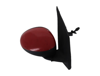 Right wing mirror - Citroen C1 I PH.3 - Rouge Fonce - 00008153YS - S1-6342G