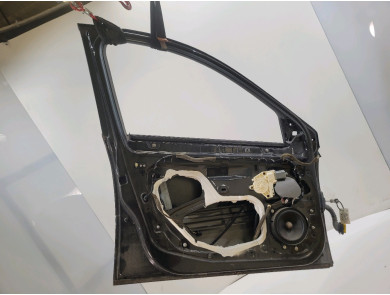 Left front door - Renault LAGUNA ESTATE III PH.1 - Noir - 801010025R - Q1-3607Q