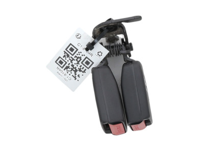 Central rear belt clip - Peugeot 207 - 8974TA - C1-8104R