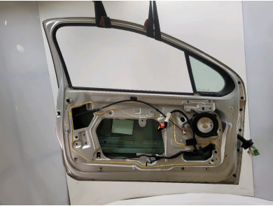 Porte gauche (3 portes) - Peugeot 207 - Gris Clair - 9002AN - M1-3014B
