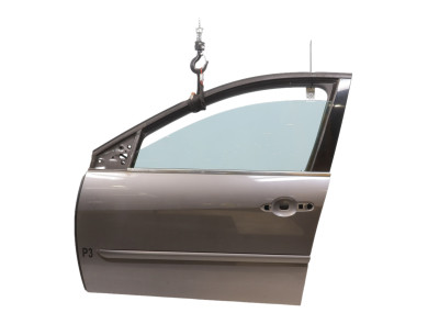 Left front door - Renault LAGUNA ESTATE III PH.3 - Gris Clair - 801010025R - N1-8604A