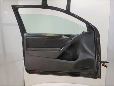 Left door (3-door models only) - Volkswagen GOLF VI - Noir - 5K3831055K - B1-1069T