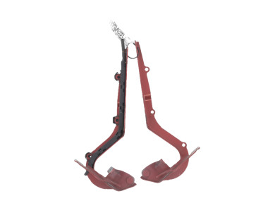 Charnières de capot - Peugeot 2008 I PH.2 - Rouge Fonce - 9678389580 - B1-0828X