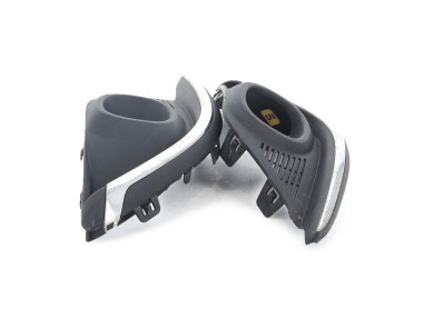 Lot de deux grilles latérales de pare choc avant - Renault GRAND SCENIC IV - Gris Clair - 261520089R - L0-8297C