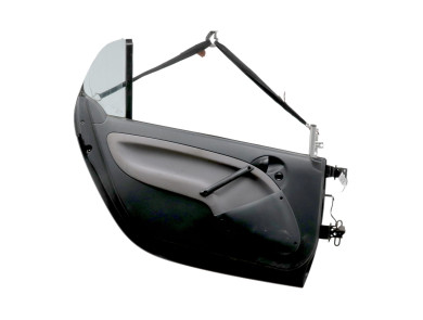 Left door (3-door models only) - Smart FORTWO I PH.2 - Noir - Q0000504V010CP6A00 - P1-7306H