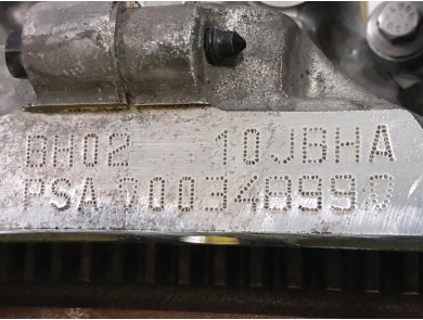 Engine type BH02 - Citroen C3 II PH.2 - R1-2796T