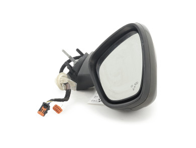 Right wing mirror - Citroen C4 II PH.1 - Marron Fonce - 1607025780 - Q1-8682W