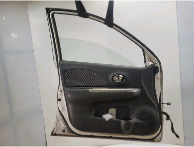 Porte avant gauche - Nissan MICRA IV PH.2 - Blanc - H010A-1HAMB- R1-9645N
