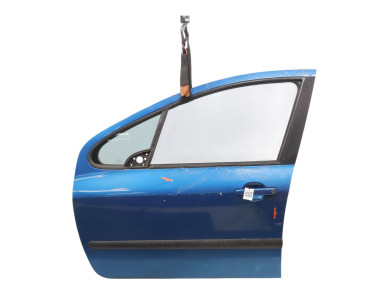 Left front door - Peugeot 307 PH.1 - Bleu Fonce - 9002S8 - P1-6158M