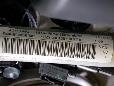 Engine type CZSE - Audi A8 IV PH.1 - B1-9553M