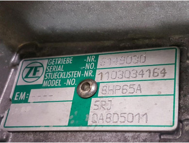 Boîte de vitesses type SRJ - Audi A8 IV PH.1 - F1-1803J