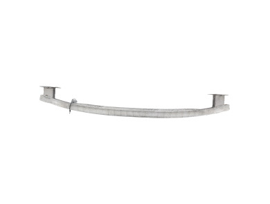 Rear bumper reinforcement bar - Renault GRAND SCENIC III PH.1 - Gris Fonce - 756100020R - V1-5814N