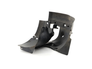Bumper mud front left - Renault CLIO III PH.2 - Noir - 8200334162 - B0-9330Y