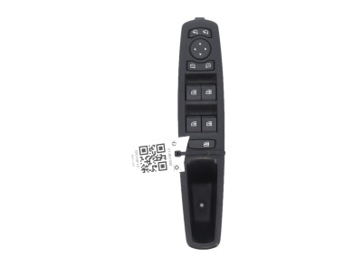 Platine de commande lève-vitre gauche - Renault MEGANE III PH.2 - 809610017R - V1-8019W