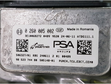 Gearbox type 20MR0B - Peugeot 2008 II PH.2 - U1-9560A