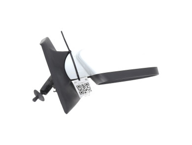 Right wing mirror - Renault CLIO III PH.2 - Blanc - 7701071864 - J1-7997U