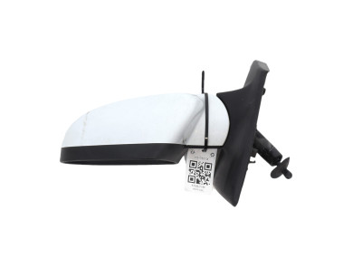 Left wing mirror - Renault CLIO III PH.2 - Blanc - 7701071870 - H1-7851X