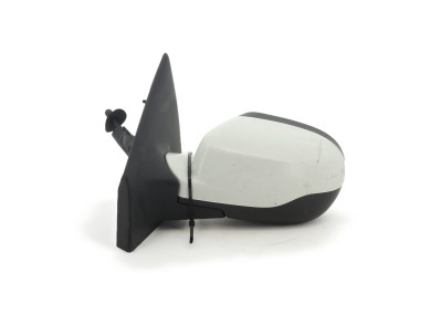 Left wing mirror - Renault CLIO III PH.2 - Blanc - 7701071870 - H1-7851X