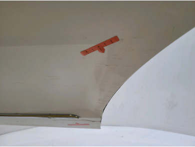 Rear left door - Mercedes CLASSE C III PH.1 - Blanc - 2047302300 - C1-3890P