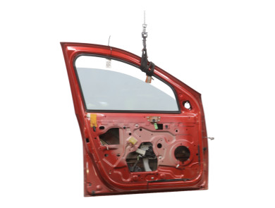 Porte avant gauche - Dacia SANDERO I - Rouge Clair - 801011499R - J1-2996P
