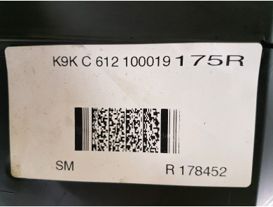 Engine type K9K612 - Dacia SANDERO II PH.1 - L0-1858B