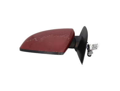 Left wing mirror - Nissan QASHQAI I PH.2 - Rouge Fonce - 96302-BR74A- Y1-7360L
